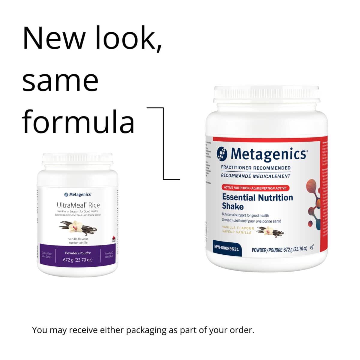 Metagenics Essential Nutrition Shake (Previously UltraMeal Rice) | Vanilla | UMVRICECAN | 14 Servings