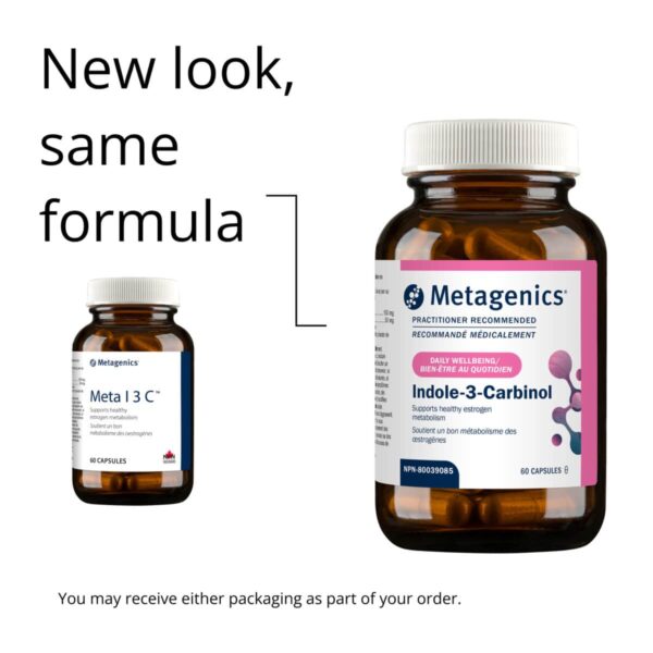 Metagenics Indole-3-Cabinol (Previously Meta I 3 C) | I3CCAPCAN | 60 Capsules