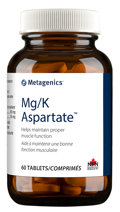 Metagenics Mg/K Aspartate 60 Tablets Canada