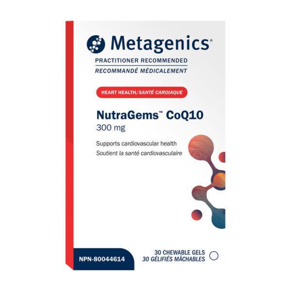 Metagenics NutraGems CoQ10 300 | NGCQCAN | 30 Chewable Gels