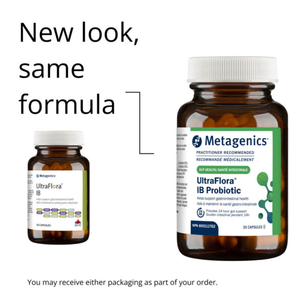 Metagenics UltraFlora IB Probiotic | UFIB30CAN | 30 Capsules