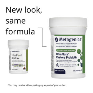 Metagenics UltraFlora Restore Probiotic | UFRCAN | 30 Capsules