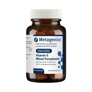 Metagenics Vitamin E Mixed Tocopherols (Formerly E Complex-1:1) | EC007CAN | 60 Softgels