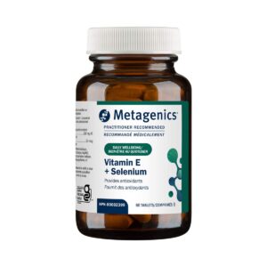 Metagenics Vitamin E + Selenium (Previously E-400 Selenium) | E400CAN | 60 Tablets