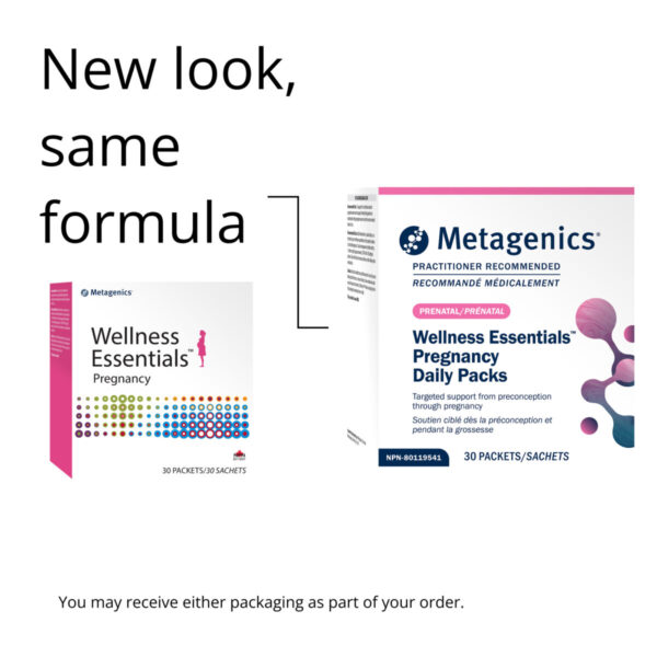 Metagenics Wellness Essentials Pregnancy Daily Packs | WELLPREGCAN | 30 Packets