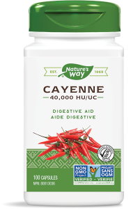 Nature's Way 10407 Cayenne, 40,000 HU 100 Capsules Canada