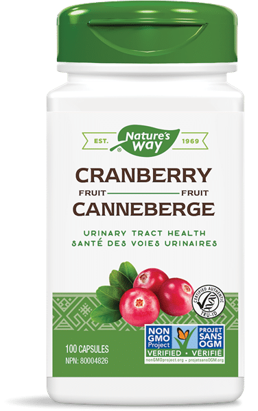 Nature’s Way Cranberry Fruit | 10412 | 100 Capsules