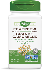 Nature's Way 10422 Feverfew Leaves 100 Capsules Canada