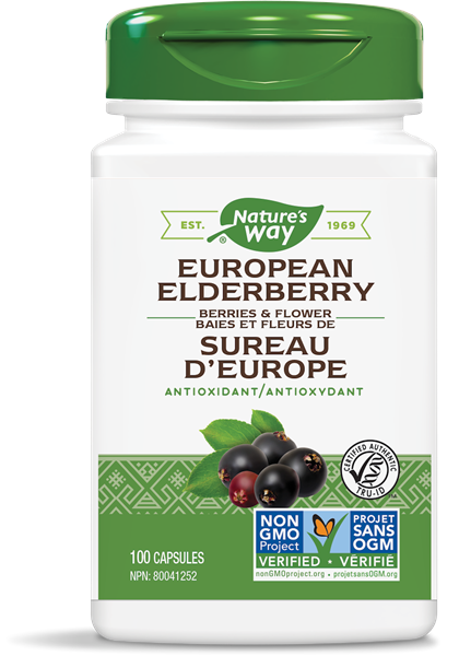 Nature’s Way European Elderberry | 30658 | 100 Capsules