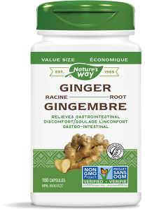 Nature's Way 30659 Ginger Root 180 Capsules Canada