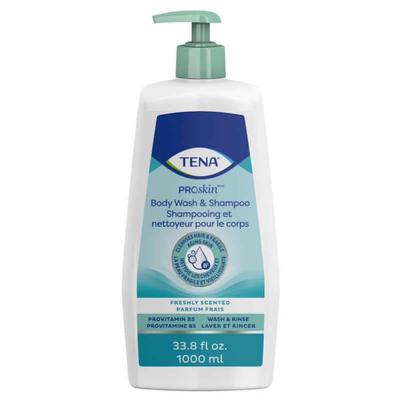 TENA Body Wash and Shampoo | Scented 500ml | 64363 | 1 Item