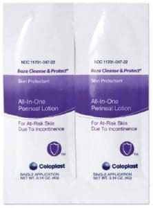 Coloplast 7710 Baza Cleanse and Protect lotion 4g packets Canada