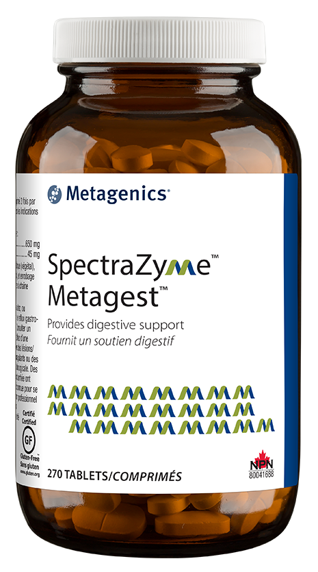 Metagenics SpectraZyme Metagest 270 Tablets Canada