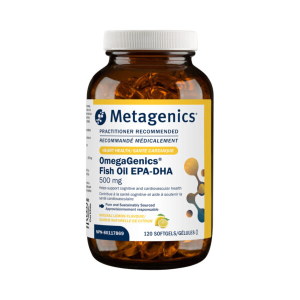Metagenics OmegaGenics Fish Oil EPA-DHA 500 | EPAXN120CAN | 120 Softgels