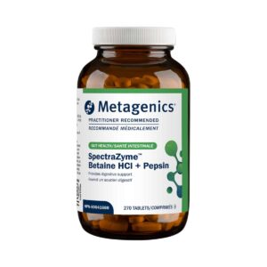 Metagenics SpectraZyme Betaine HCl + Pepsin (Formerly Metagest) | SPMETG270CAN | 270 Tablets