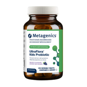 Metagenics UltraFlora Kids Probiotic | UFCHEWKID120CAN | 120 Chewable Tablets