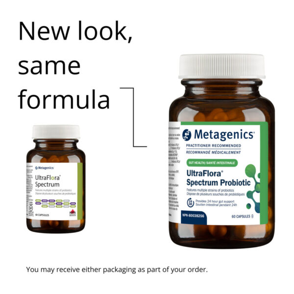 Metagenics UltraFlora Spectrum Probiotic | UFSP60CAN | 60 Capsules