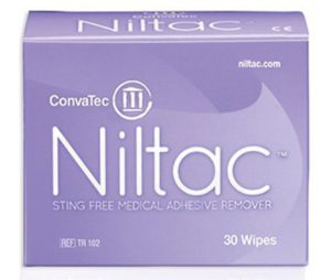 Convatec 420788 | Niltac Sting-Free Adhesive Remover Wipes | Box of 30