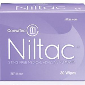 Convatec 420788 | Niltac Sting-Free Adhesive Remover Wipes | Box of 30