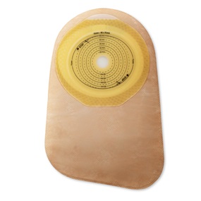 Hollister 82300 | Premier One-Piece Flat SoftFlex Closed Ostomy Pouch | Cut-to-Fit up to 55mm | Beige | Box of 30