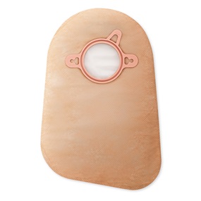 Hollister 18323 | New Image Two-Piece Closed Ostomy Pouch | Coupling Red 57mm | Beige | Box of 30
