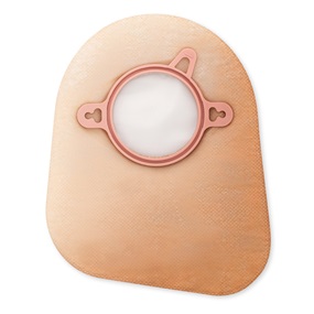 Hollister 18333 | New Image Two-Piece Closed Ostomy Pouch | Coupling Red 57mm | Beige | Box of 30