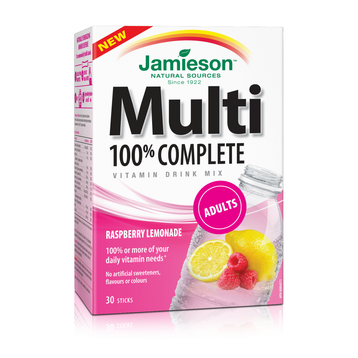 Jamieson Multi 100% Complete Vitamin Drink Mix for Women Mango Peach