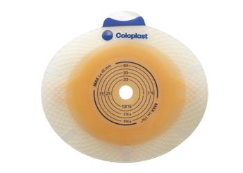 Coloplast 10032 | SenSura® Click Non-Convex Skin Barrier | Pre-Cut 40mm | Coupling Blue 60mm | Box of 5