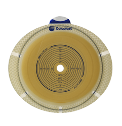 Coloplast 11307 | SenSura Flex Convex Light Skin Barrier | Cut-to-Fit 15mm - 56mm | Coupling Yellow 70mm | Box of 5
