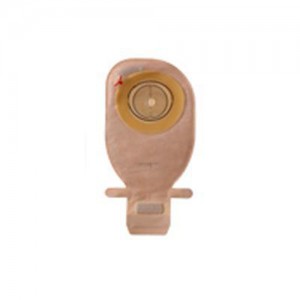 Coloplast 13844 | Assura® Non-Convex One Piece Drainable Pouch | Midi | Pre-Cut 25mm | Opaque | Box of 10