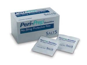 Salts PPS2 | Peri-Prep Sensitive No-Sting Protective Film Foam Applicator | Box of 5