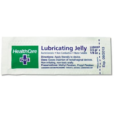 Healthcare Plus LUB 035 | 3.5g Lubricating Jelly 3.5g Packets | Box of 145