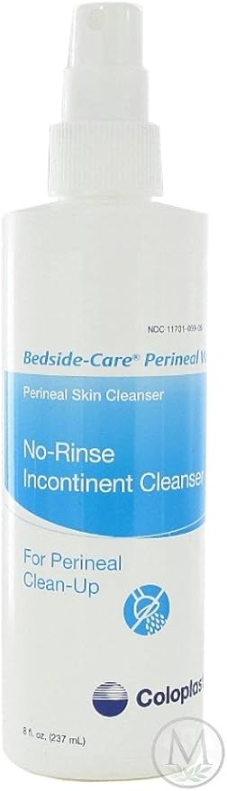 Coloplast 61761 | Bedside-Care Unscented Spray | No-Rinse, Bodywash, Shampoo and Incontinence Cleanser | 240ml | 1 Item