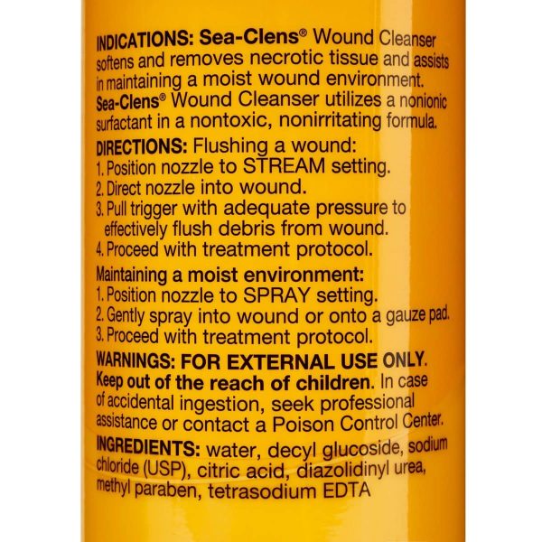 How to use Sea-Clens Wound Cleanser