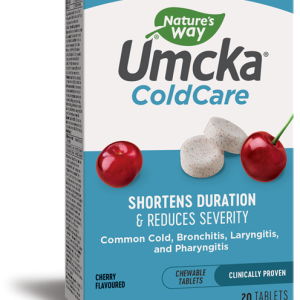 Nature's Way 10210 Umcka® ColdCare, Chewable Tablets, Cherry