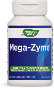 Nature's Way 10617 Mega-Zyme 200 Tablets Canada