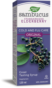 Nature’s Way Sambucus Original Elderberry Cold & Flu Syrup | 30923 | 120 ml