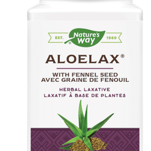 Nature's Way 90004 Aloelax with Fennel Seed 100 Capsules Canada