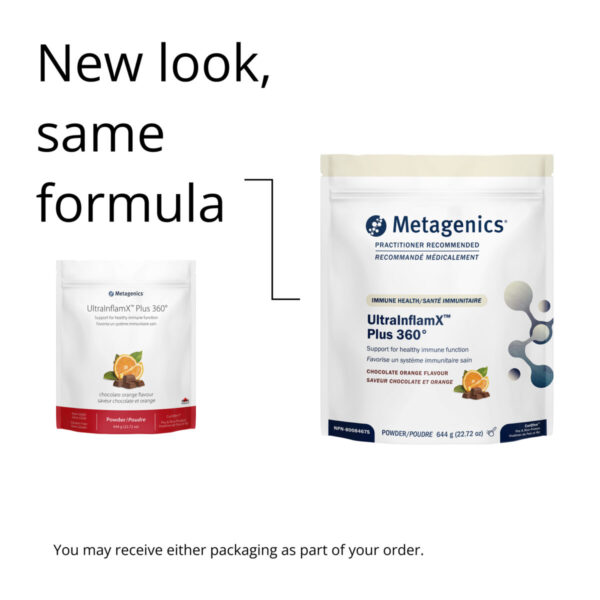 Metagenics UltraInflamX Plus 360 | Chocolate Orange | UX2360C14CAN | 14 Servings