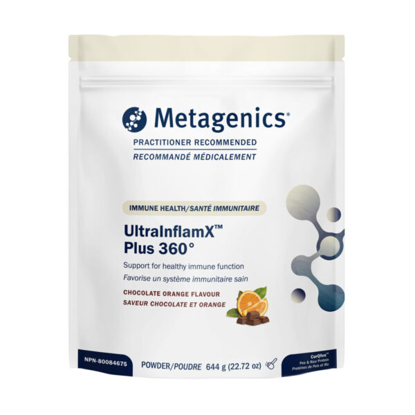Metagenics UltraInflamX Plus 360 | Chocolate Orange | UX2360C14CAN | 14 Servings