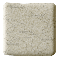Coloplast 9622 | Biatain Ag Non-Adhesive Foam Dressing | 4" x 4" | Box of 5
