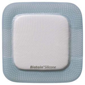 Coloplast 33438 | Biatain® Silicone | 7" x 7" | Box of 5