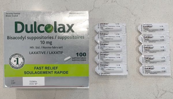 dulcolax suppository canada box of 100