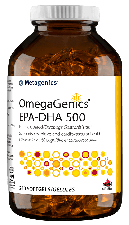 OmegaGenics EPA-DHA 500 Enteric Coated 240 softgels