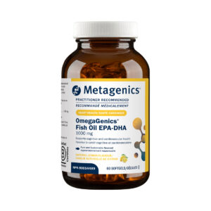 Metagenics OmegaGenics Fish Oil EPA-DHA 1000 | Lemon | EPATGCAN | 60 Softgels