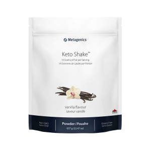 metagenics ketogenic shake vanilla flavour canada - 14 servings