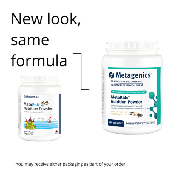Metagenics MetaKids Nutrition Powder | Vanilla | KIDVCAN | 21 Servings