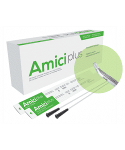 Amici 5710 | Plus Male Tiemann Tip Intermittent Catheter | 10 Fr | Box of 100