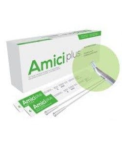 Amici 5712 Plus - 16" Tiemann Tip Intermittent Catheters, 12 French, Box of 100 Canada
