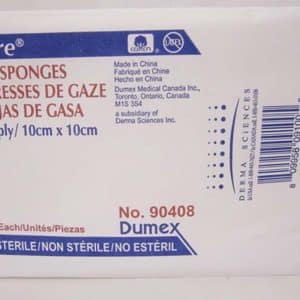 Derma Science DUCARE Woven Gauze Sponge | 4" x 4"| DUP 90408 | Pack of 200